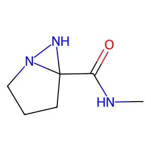 N-Methyl-1,6-diazabicyclo(3.1.0)hexane-5-carboxamide structure