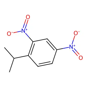Benzene, 1-(1-methylethyl)-2,4-dinitro- structure