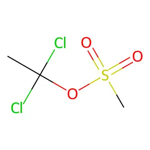 1,1-dichloroethyl methanesulfonate structure