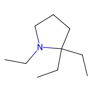 1,2,2-Triethylpyrrolidine structure