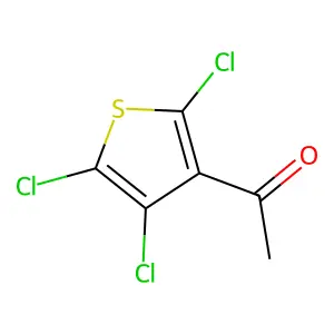 1-(2,4,5-trichlorothiophen-3-yl)ethanone structure