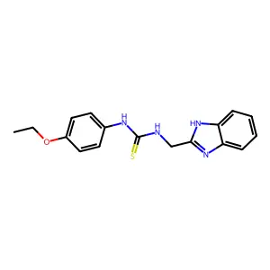 1-(1H-benzimidazol-2-ylmethyl)-3-(4-ethoxyphenyl)thiourea structure