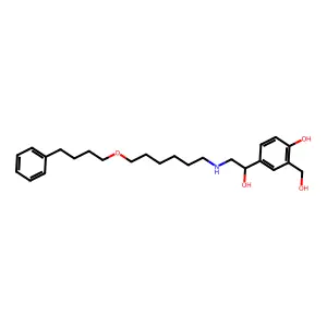 Salmeterol structure