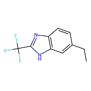 BENZIMIDAZOLE, 5-ETHYL-2-(TRIFLUOROMETHYL)- structure