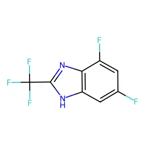 4,6-difluoro-2-(trifluoromethyl)-1H-benzimidazole structure