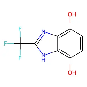 2-(Trifluoromethyl)benzimidazole-4,7-diol structure