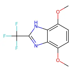 Compound C10H9F3N2O2 structure
