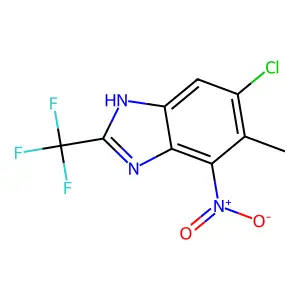 Compound C9H5ClF3N3O2 structure