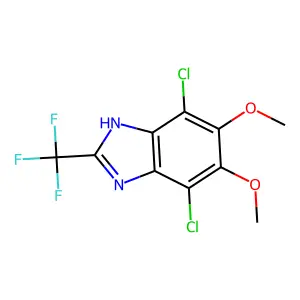 Compound C10H7Cl2F3N2O2 structure