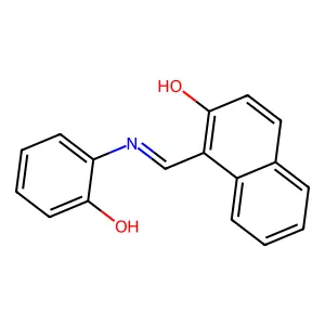 1-[(2-hydroxyphenyl)iminomethyl]naphthalen-2-ol structure