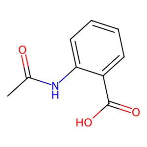 2-Acetamidobenzoic acid structure