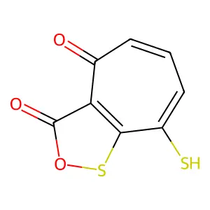 Thiotropocin structure
