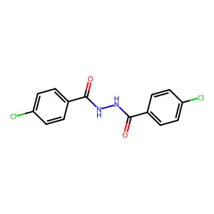 1,2-BIS(4-CHLOROBENZOYL)-HYDRAZINE structure