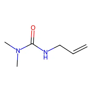 1,1-dimethyl-3-prop-2-enylurea structure