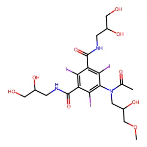 Compound C20H28I3N3O9 structure