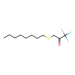 1,1,1-trifluoro-3-octylsulfanylpropan-2-one structure