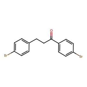 1,3-BIS(4-BROMOPHENYL)PROPANONE structure