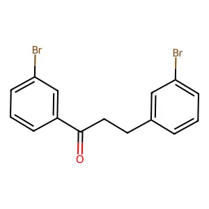 1,3-Bis(3-bromophenyl)propan-1-one structure