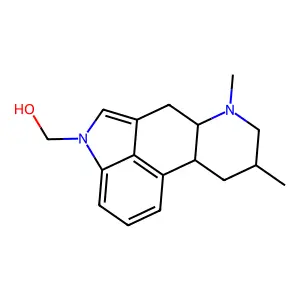 [(6aR,9R,10aR)-7,9-dimethyl-6,6a,8,9,10,10a-hexahydroindolo[4,3-fg]quinolin-4-yl]methanol structure