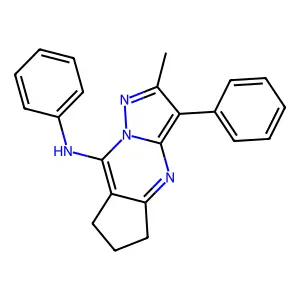 11-methyl-N,10-diphenyl-1,8,12-triazatricyclo[7.3.0.03,7]dodeca-2,7,9,11-tetraen-2-amine structure