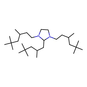 1,3-bis(3,5,5-trimethylhexyl)-2-(2,4,4-trimethylpentyl)imidazolidine structure