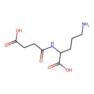 N~2~-(3-Carboxypropanoyl)ornithine structure