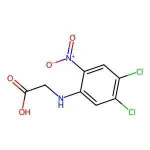 N-(4,5-Dichloro-2-nitrophenyl)glycine structure