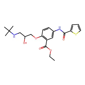 Tienoxolol structure