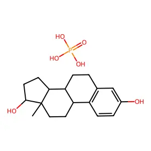 Phosphoric acid--estra-1(10),2,4-triene-3,17-diol (1/1) structure