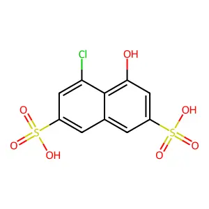 Compound C10H7ClO7S2 structure