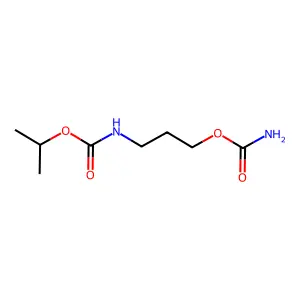 Isopropyl (3-carbamoyloxypropyl)carbamate structure