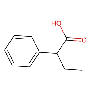 2-Phenylbutyric acid structure