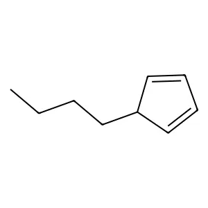 1,3-Cyclopentadiene, 5-butyl- structure