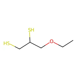 1,2-Propanedithiol, 3-ethoxy- structure