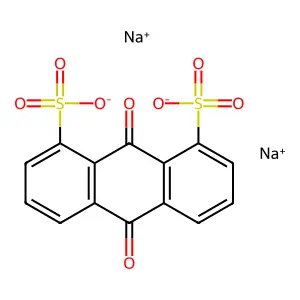 disodium9,10-dioxoanthracene-1,8-disulfonate structure