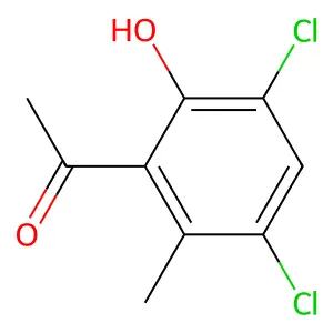 1-(3,5-dichloro-2-hydroxy-6-methylphenyl)ethanone structure