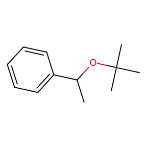 1-[(2-methylpropan-2-yl)oxy]ethylbenzene structure