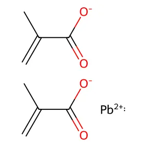 2-Propenoic acid, 2-methyl-, lead salt, basic structure