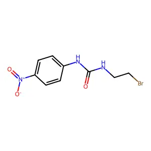 1-(2-bromoethyl)-3-(4-nitrophenyl)urea structure