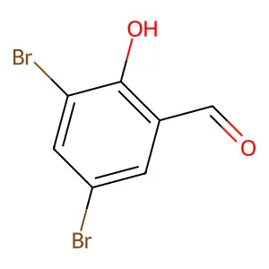 3,5-DIBROMOSALICYLALDEHYDE structure