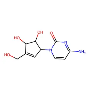 Cyclopentenylcytosine structure