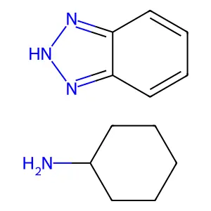 Benzotriazole cyclohexylamine salt structure