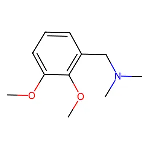 1-(2,3-dimethoxyphenyl)-N,N-dimethylmethanamine structure