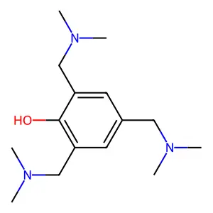 2,4,6-tris[(dimethylamino)methyl]phenol structure