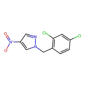 1-(2,4-dichlorobenzyl)-4-nitro-1H-pyrazole structure