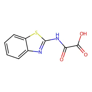 (2-Benzothiazolylamino)oxoacetic acid structure