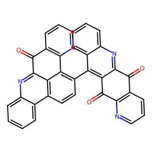 11-(20-oxo-2,15-diazapentacyclo[11.7.1.03,8.09,21.014,19]henicosa-1,3,5,7,9(21),10,12,14(19),15,17-decaen-12-yl)pyrido[2,3-b]acridine-5,12-dione structure