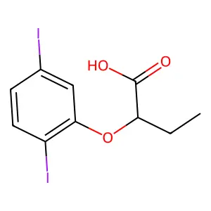 Compound C10H10I2O3 structure
