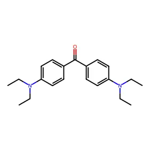 bis[4-(diethylamino)phenyl]methanone structure