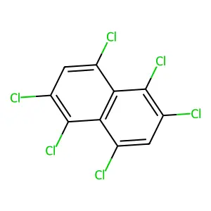 1,2,4,5,6,8-Hexachloronaphthalene structure